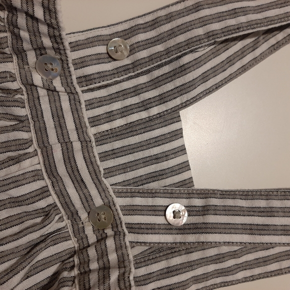 Rylee & Cru Pinafore Dress, Railroad Stripe, 6-12 months - Picture 5 of 7